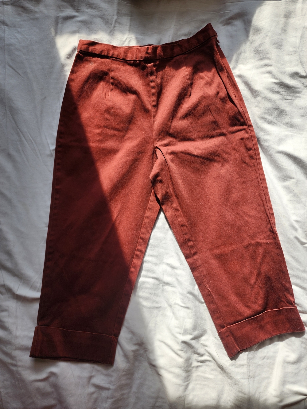 Small Bill Blass Petite Burgundy Pants